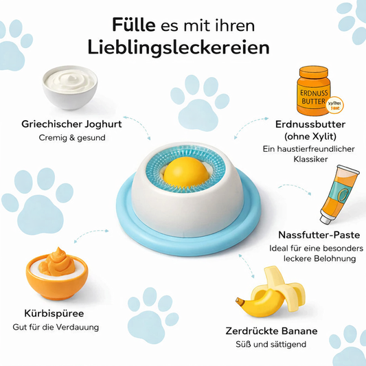 Snuffy LickFlow™ Schleckschüssel für Hunde