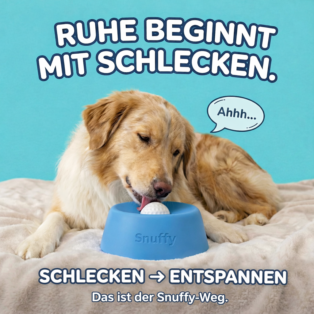Snuffy LickFlow™ Schleckschüssel für Hunde