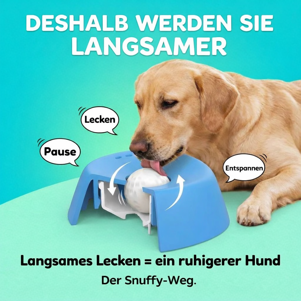 Snuffy LickFlow™ Schleckschüssel für Hunde